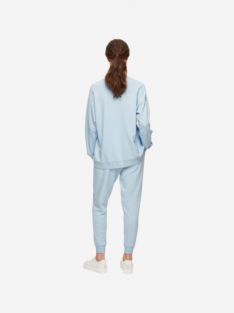 Women's Sweatpants Quinn Cotton Modal Stretch Blue - 4