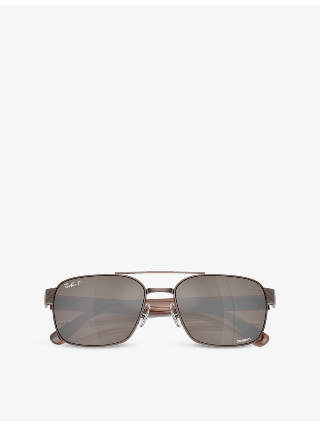 RB3751CH Chromance Square-Frame Metal Sunglasses - 5