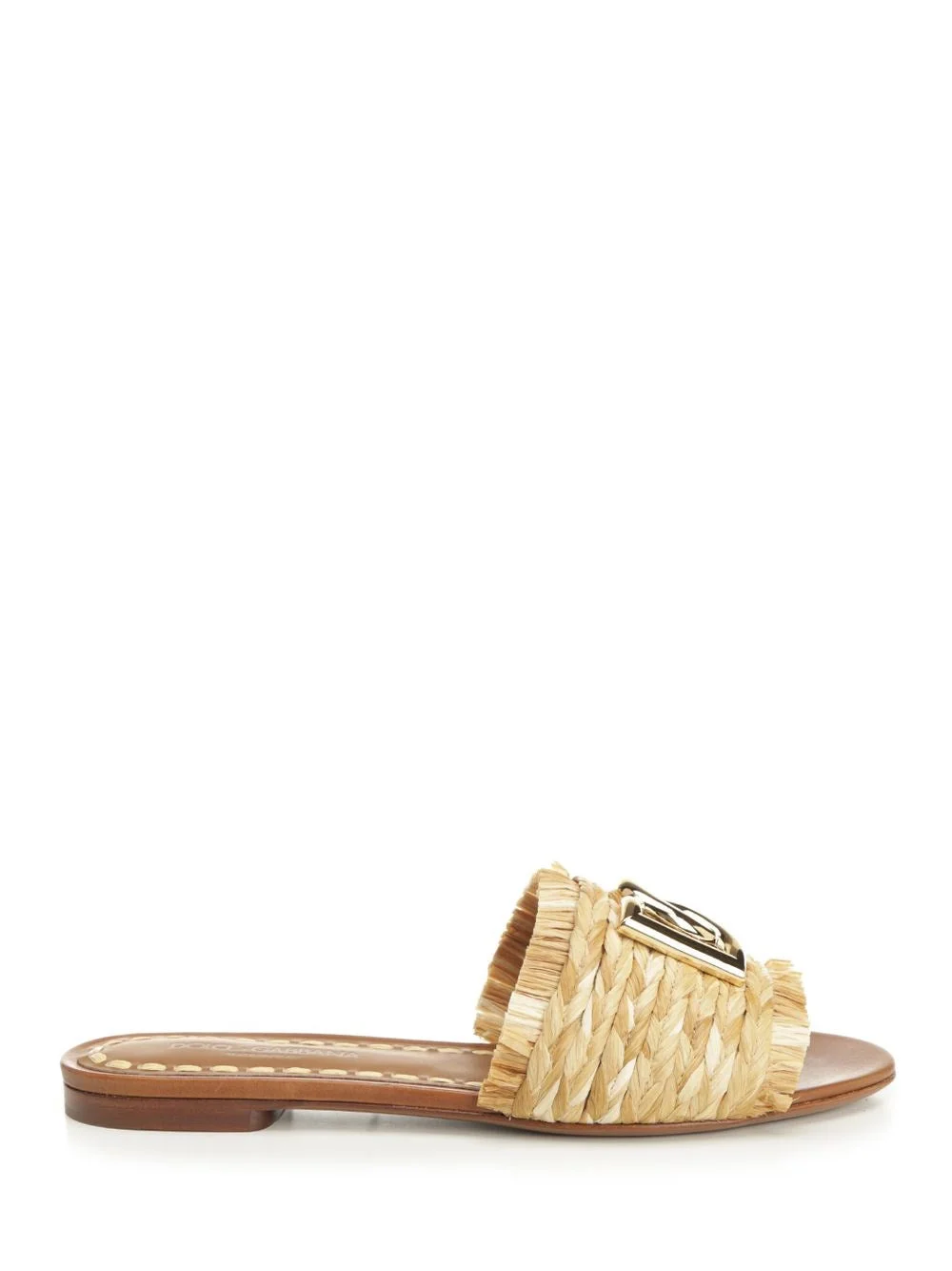 Dolce & Gabbana Women Raffia Slipper - 1
