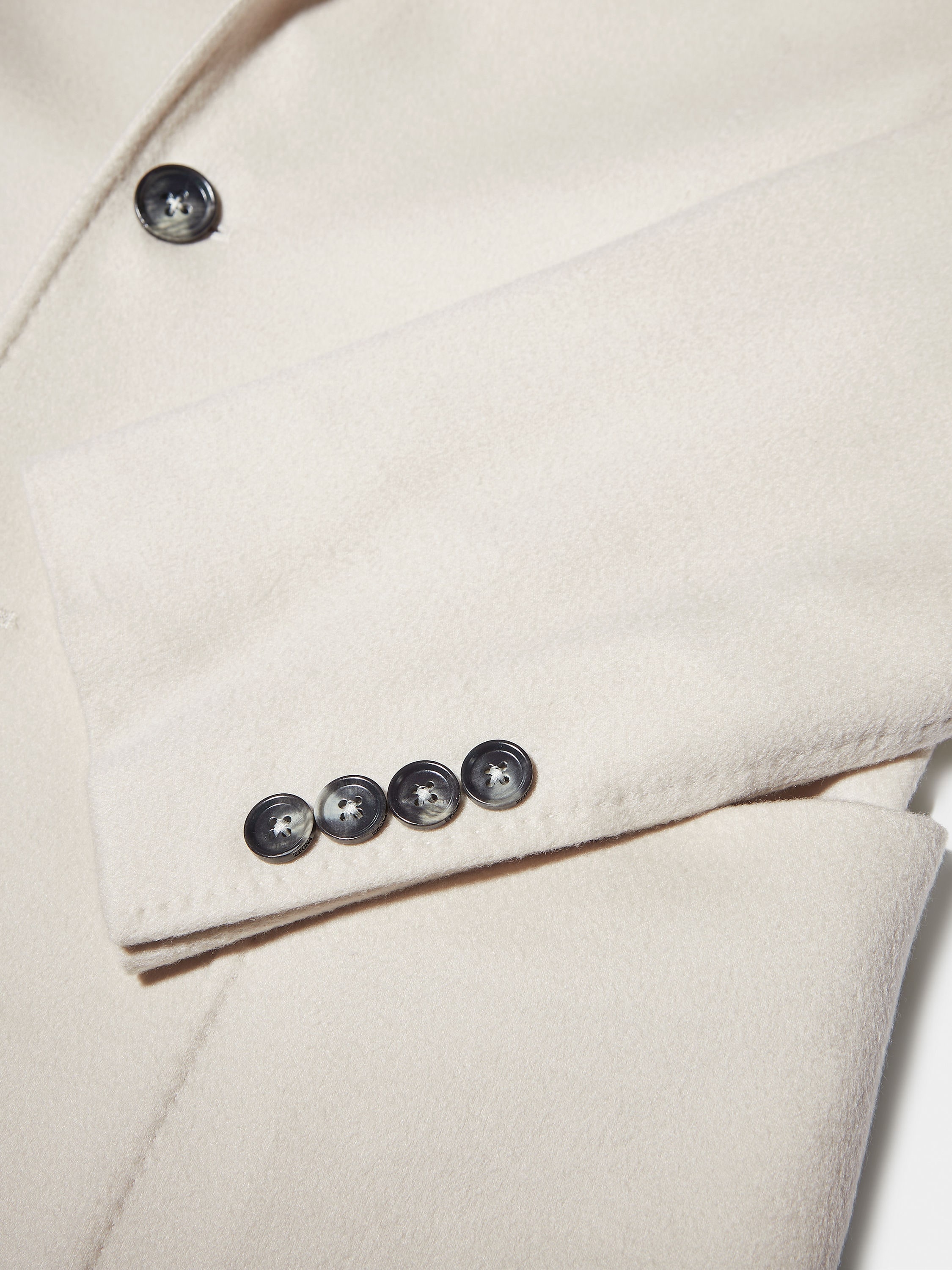WHITE OASI CASHMERE SHIRT JACKET - 3