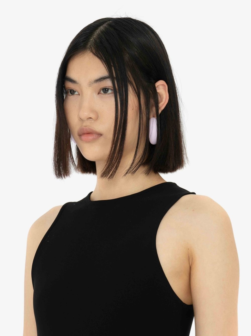 BUMPER-TUBE HOOP EARRINGS - 2