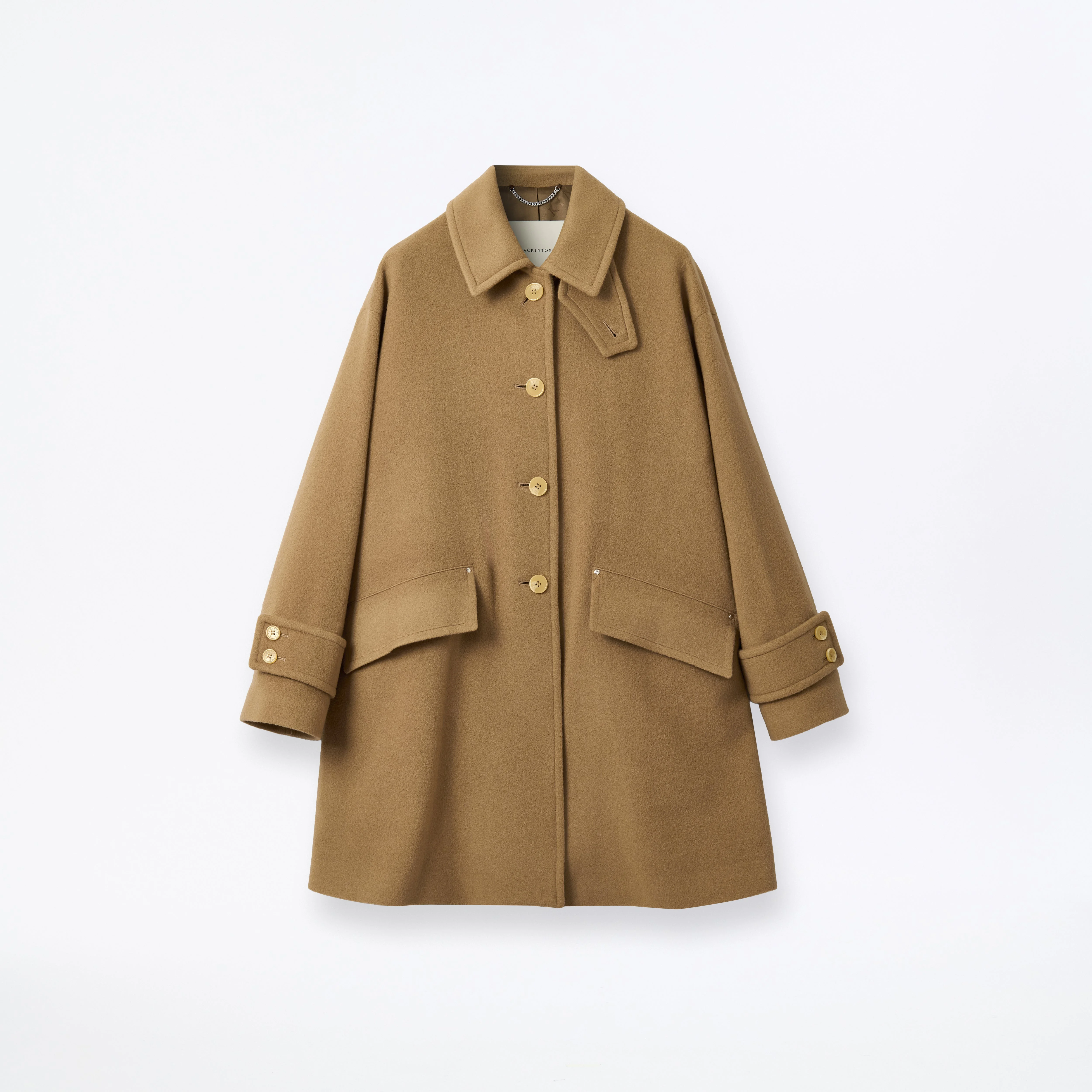 Humbie Slim Cashmere Wool Blend Coat - 1