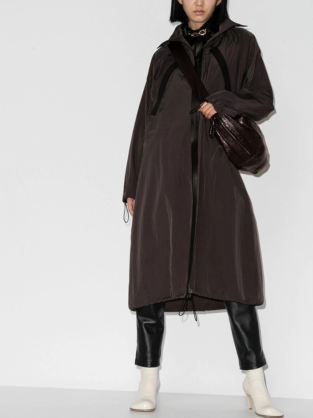 long hooded parka - 2