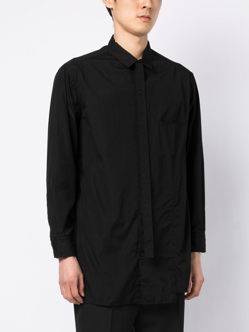 plain cotton shirt - 3
