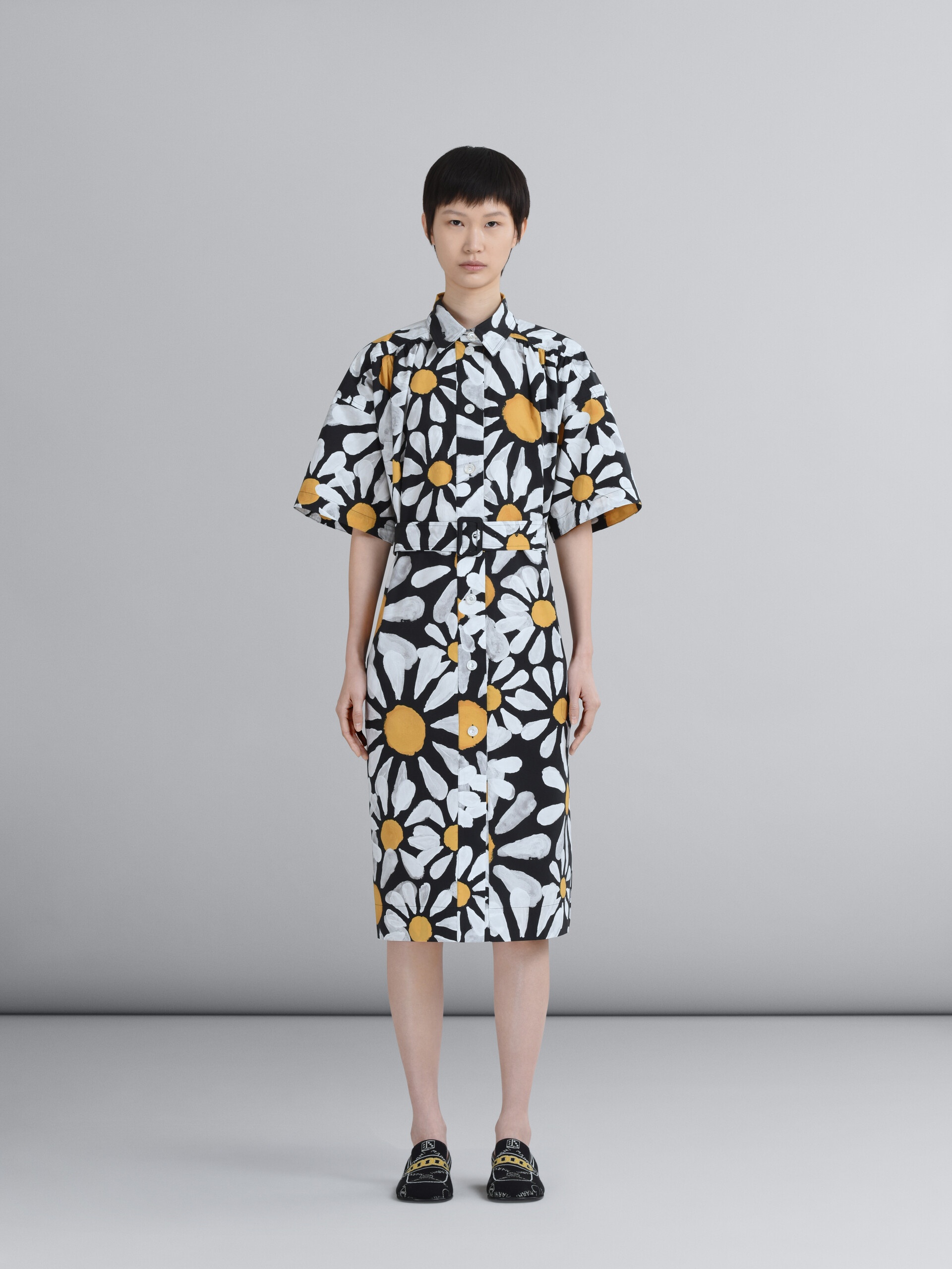 EUPHORIA PRINT POPLIN CHEMISIER DRESS - 2