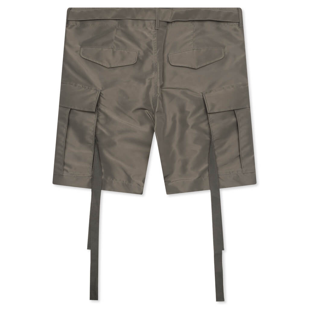 NYLON TWILL SHORTS - TAUPE - 2
