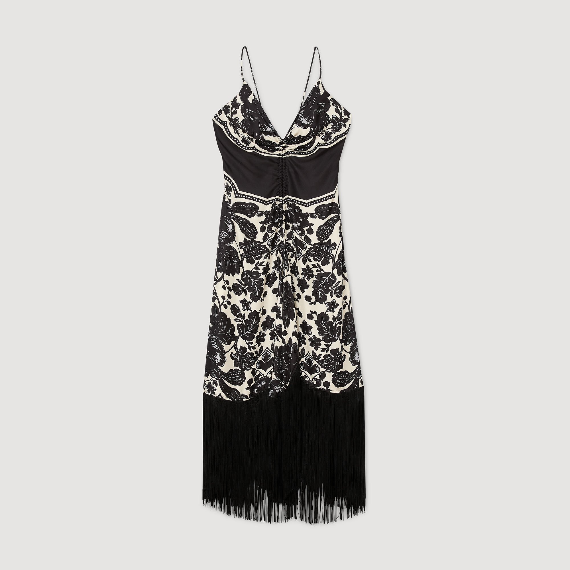 FLORAL PRINT MAXI DRESS - 6