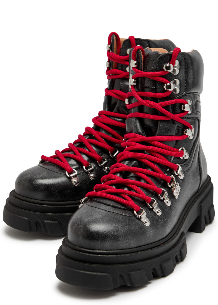 Ganni Leather Ankle Boots - 3