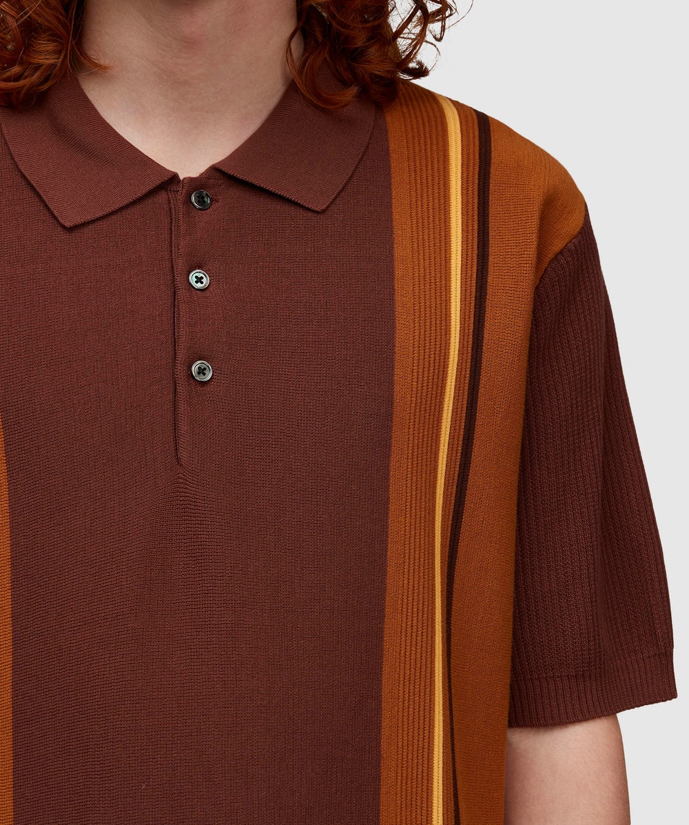 Knit stripe polo - 4