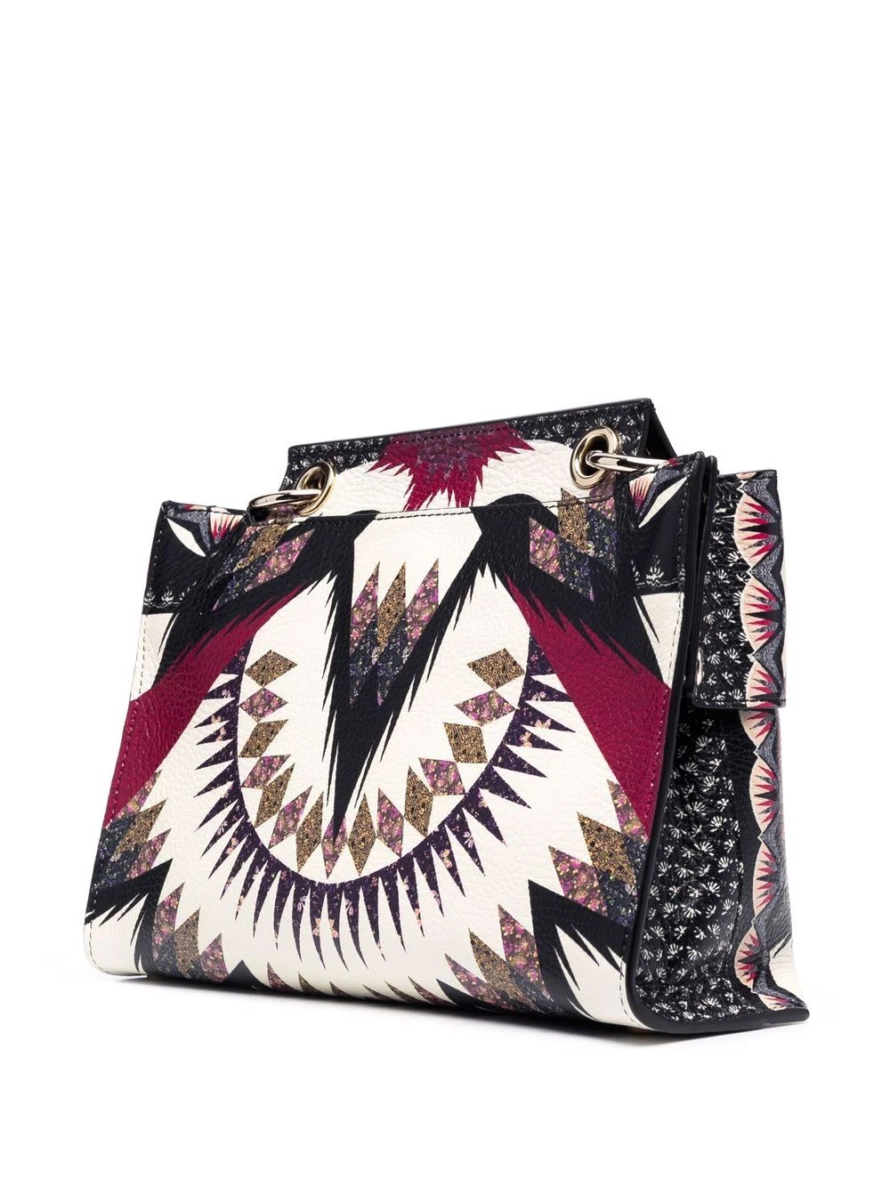 geometric-print tote bag - 4