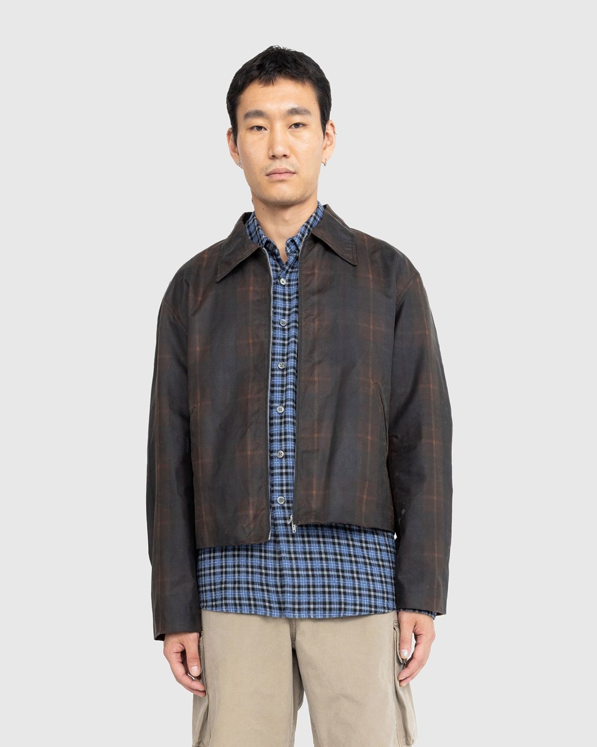 Our Legacy Our Legacy – Mini Jacket Hunterbrown Tartan | REVERSIBLE