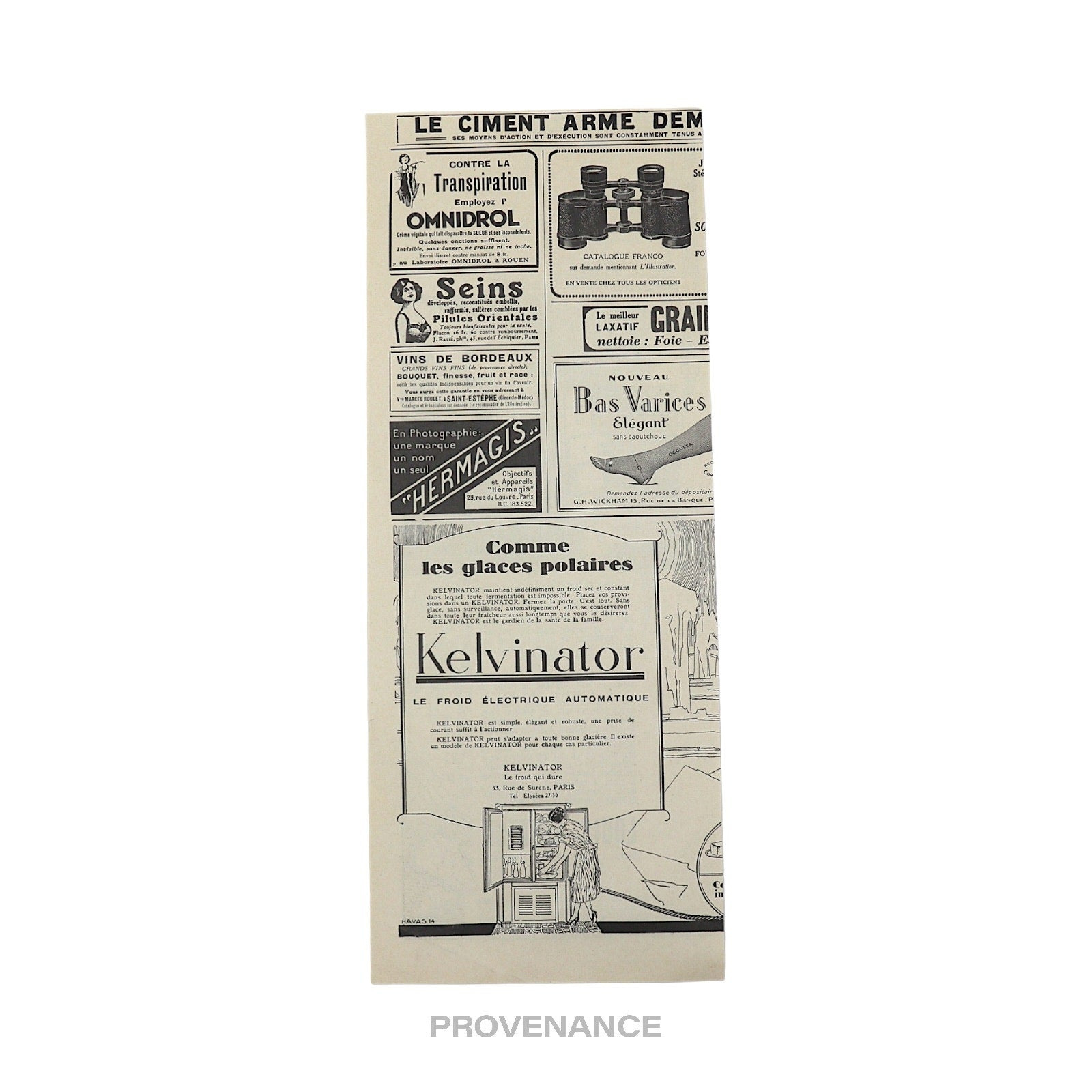 Louis Vuitton Antique Vintage Newsprint Ad - Travel Trunk - 5