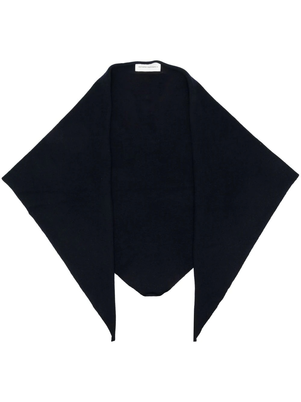 asymmetric cashmere scarf - 1