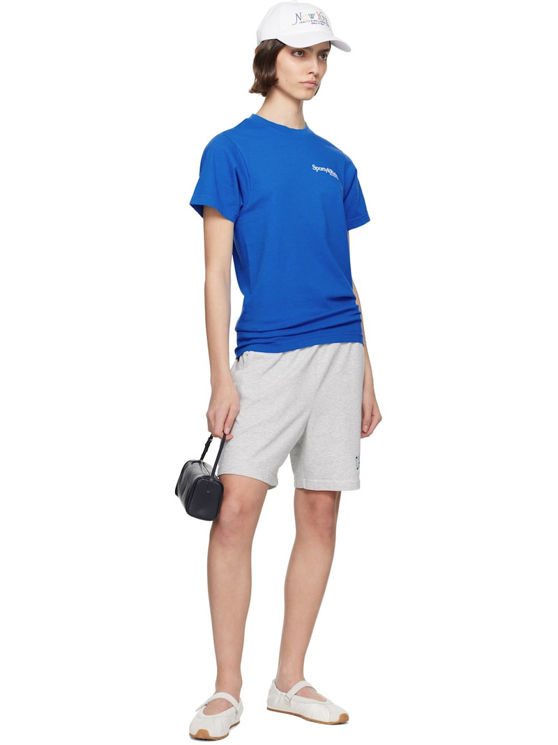 Sporty & Rich Gray 'California' Gym Shorts outlook