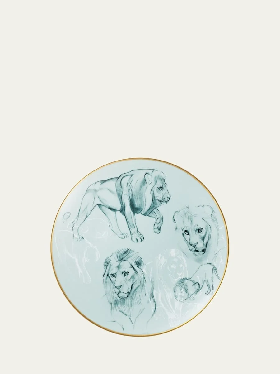 Carnets d'Equateur Lions Salad Plate - 1