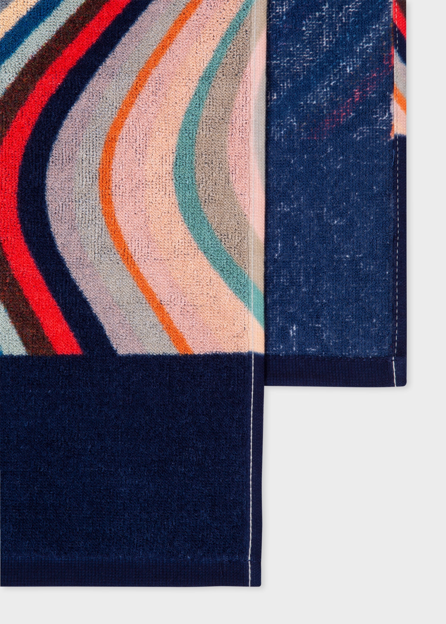 'Swirl' Stripe Beach Towel - 2