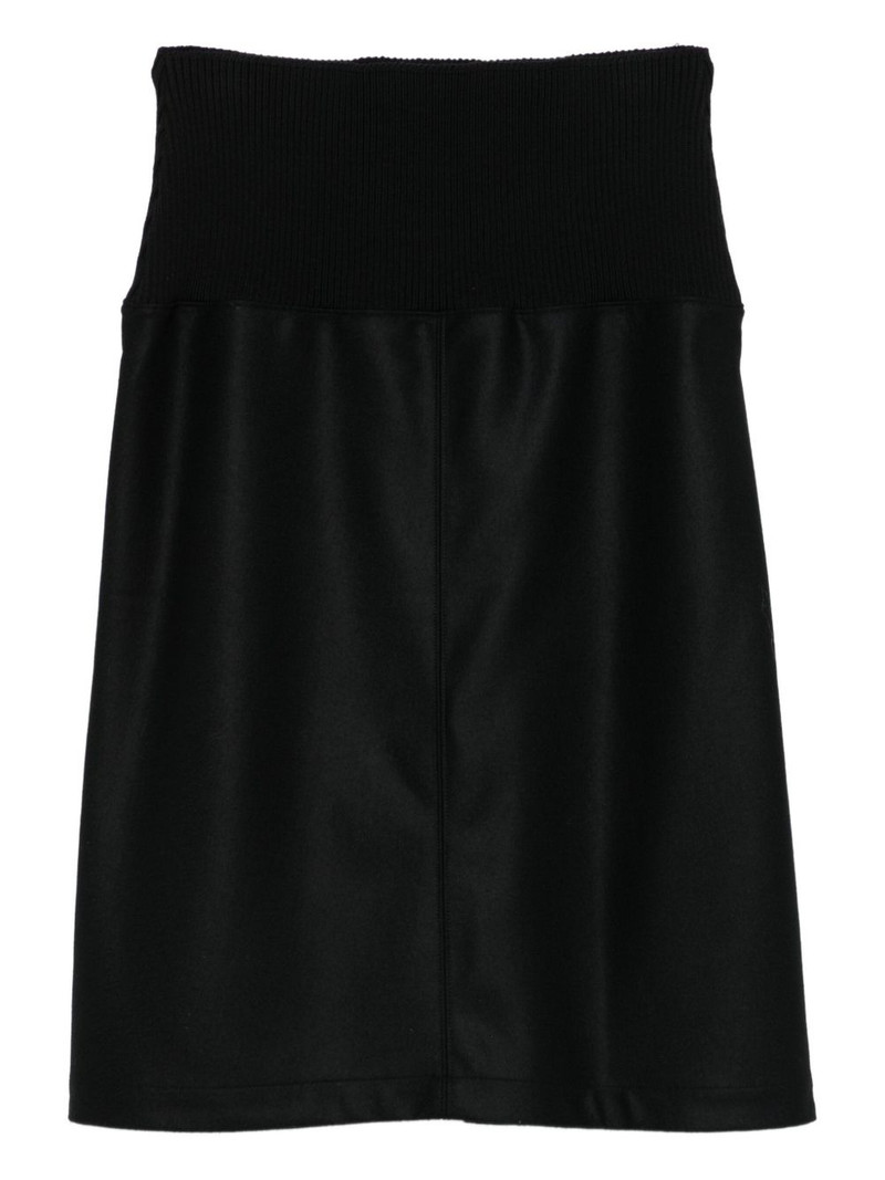Jil Sander ribbed midi skirt outlook
