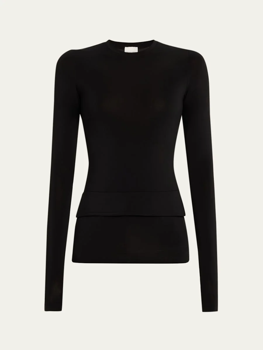 Raveen Layered Long-Sleeve Top - 1