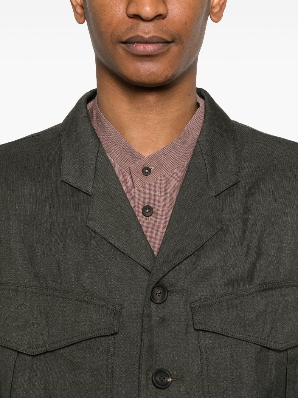 notch-lapel jacket - 5