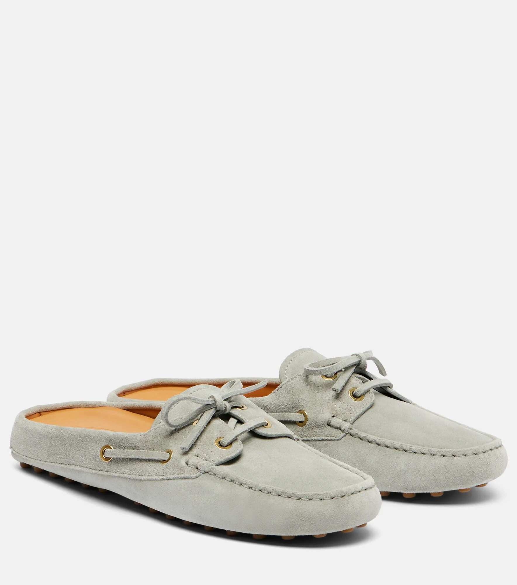 Suede slip-on shoes - 1