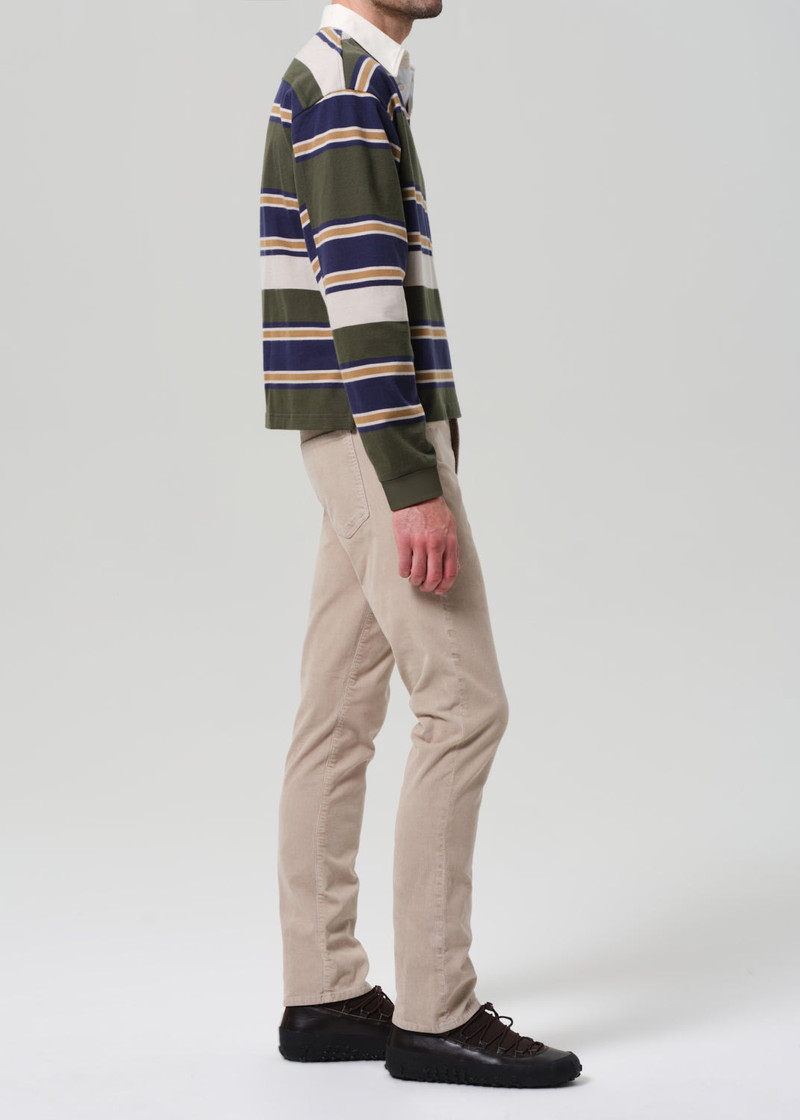 Gage Slim Straight Stretch Corduroy In Wheat 4