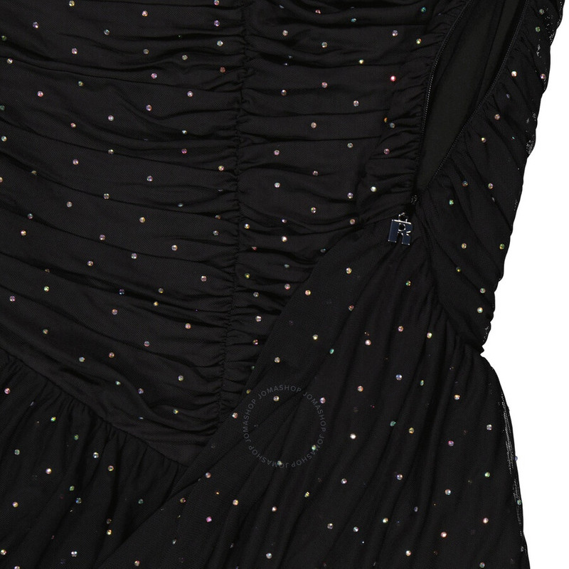 Rotate Rhinestone-Embellished Ruffle Mesh Mini Dress 7