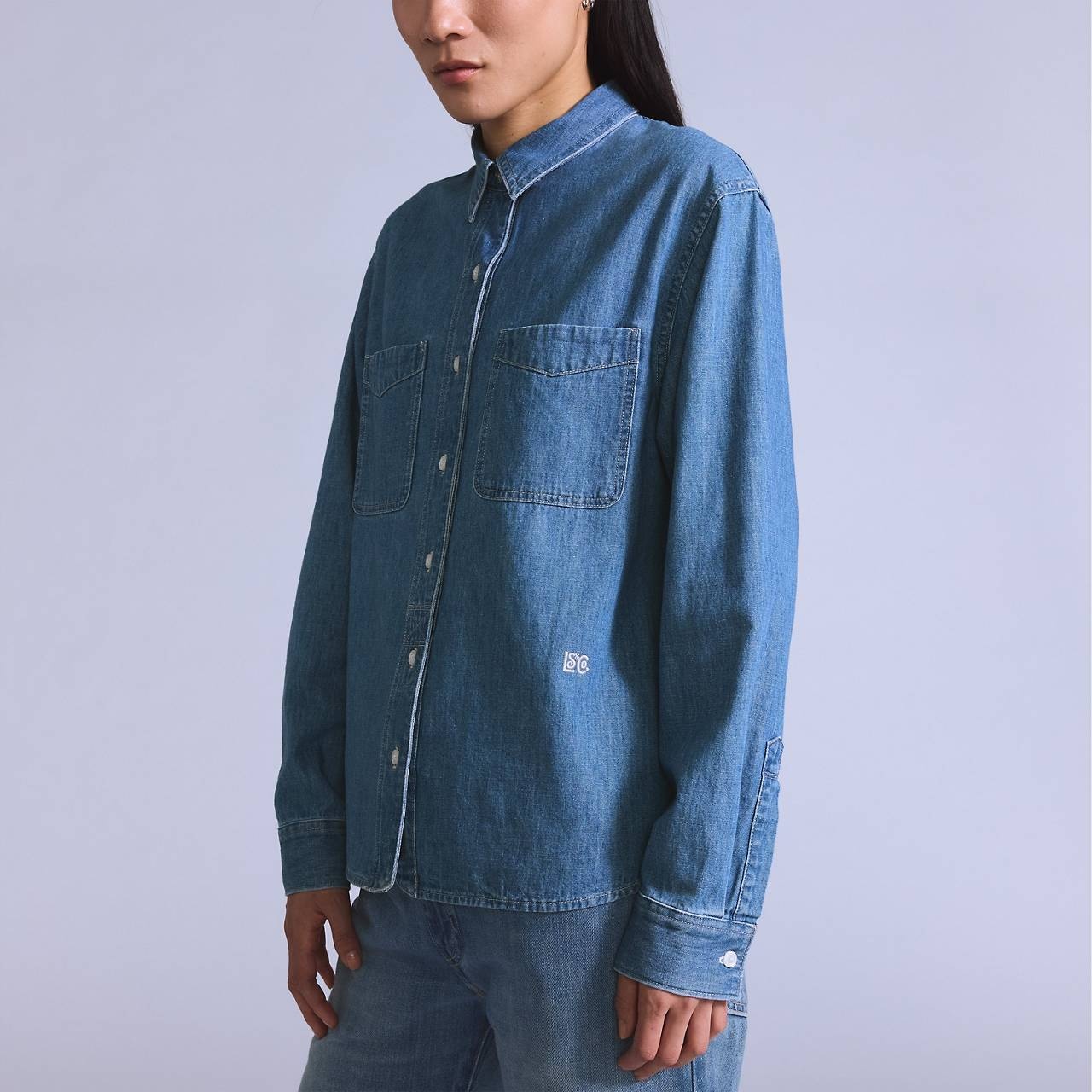 DENIM UTILITY SHIRT - 5