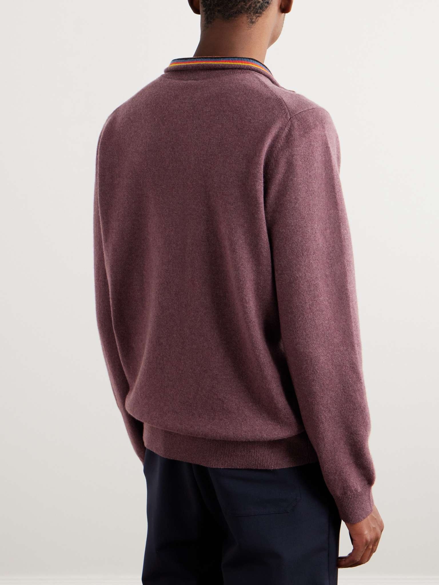 Cashmere Half-Zip Sweater - 3