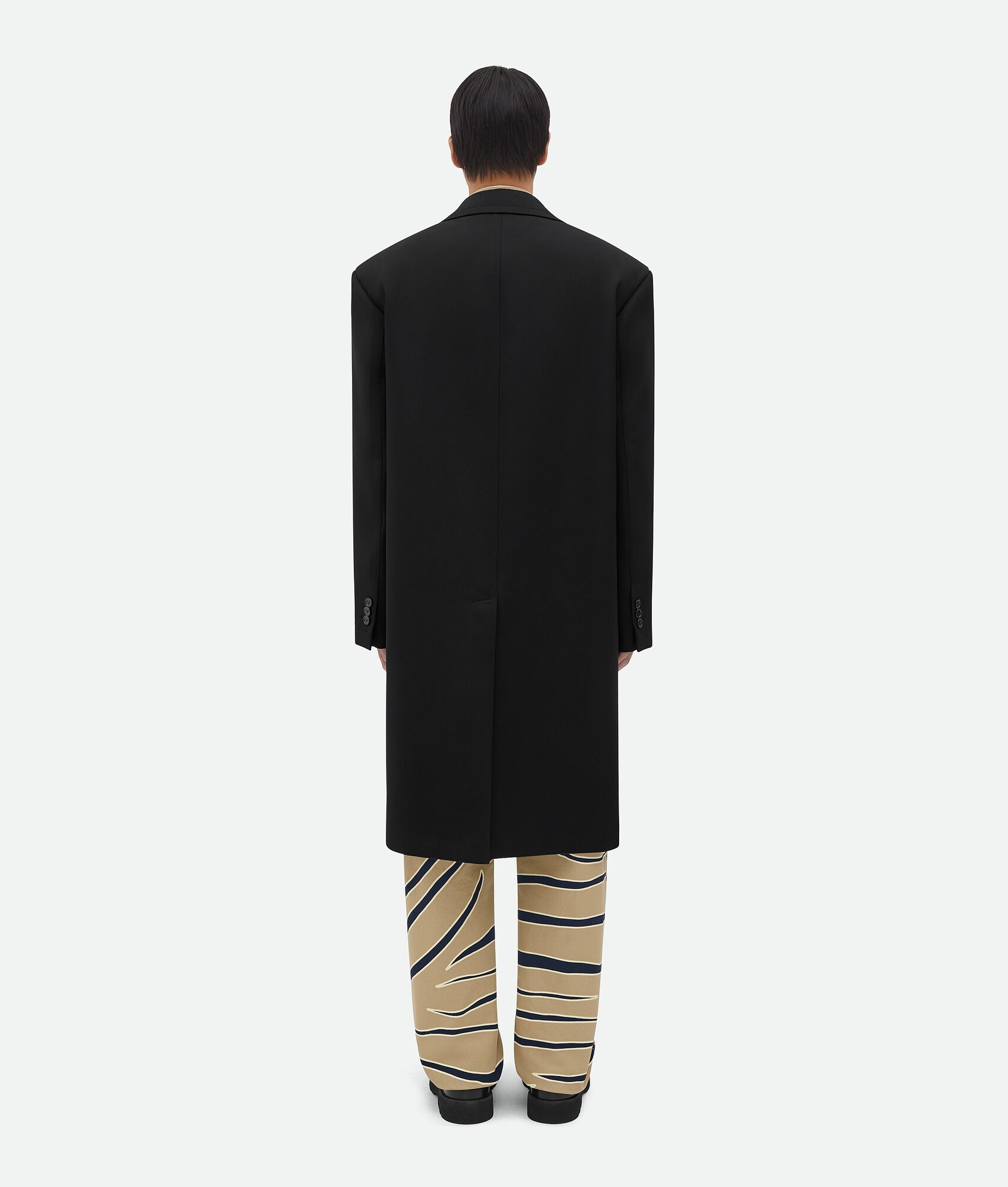 Bottega Veneta Compact Wool Coat | REVERSIBLE