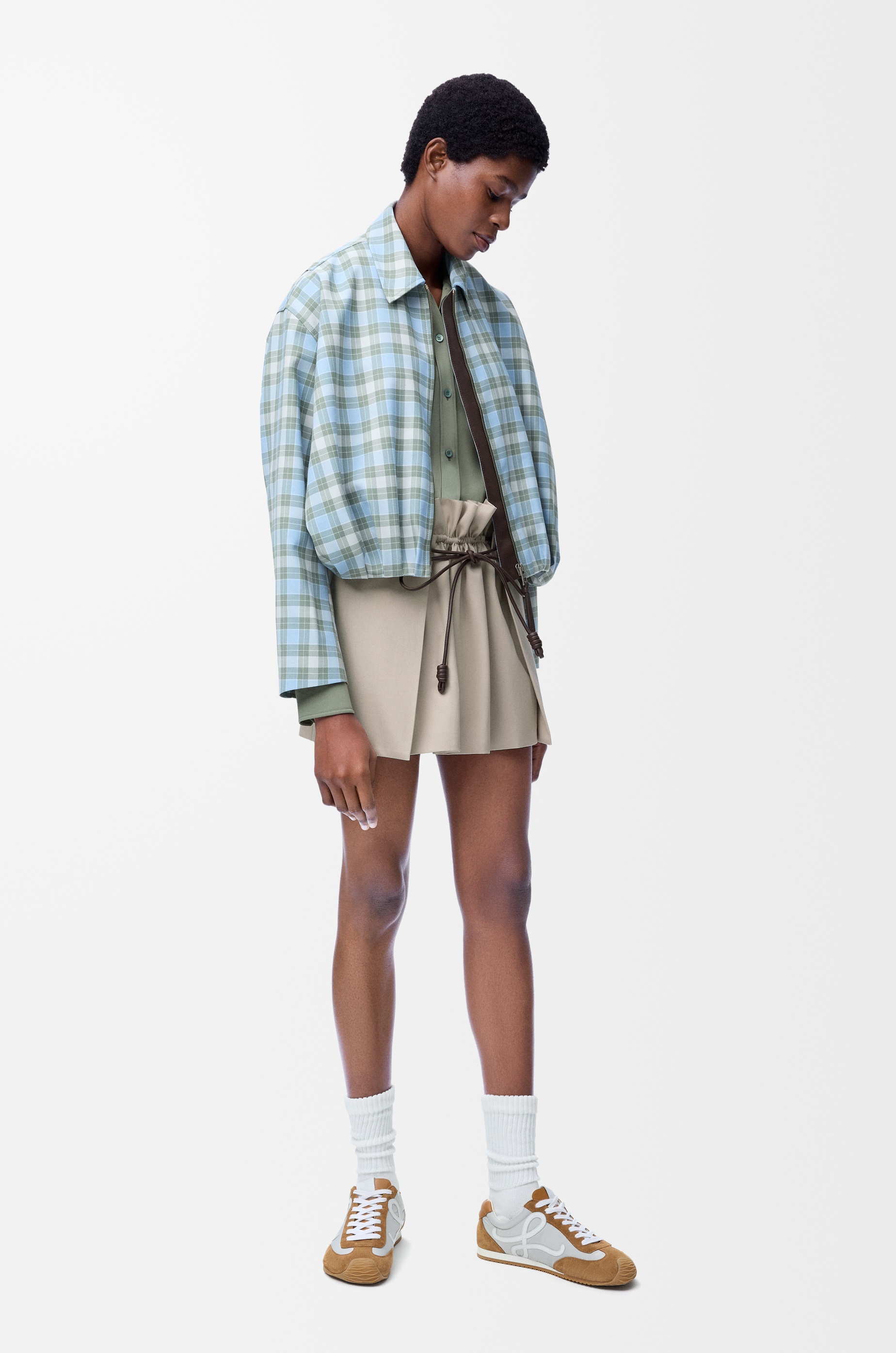 Mini skirt in cotton and silk - 2