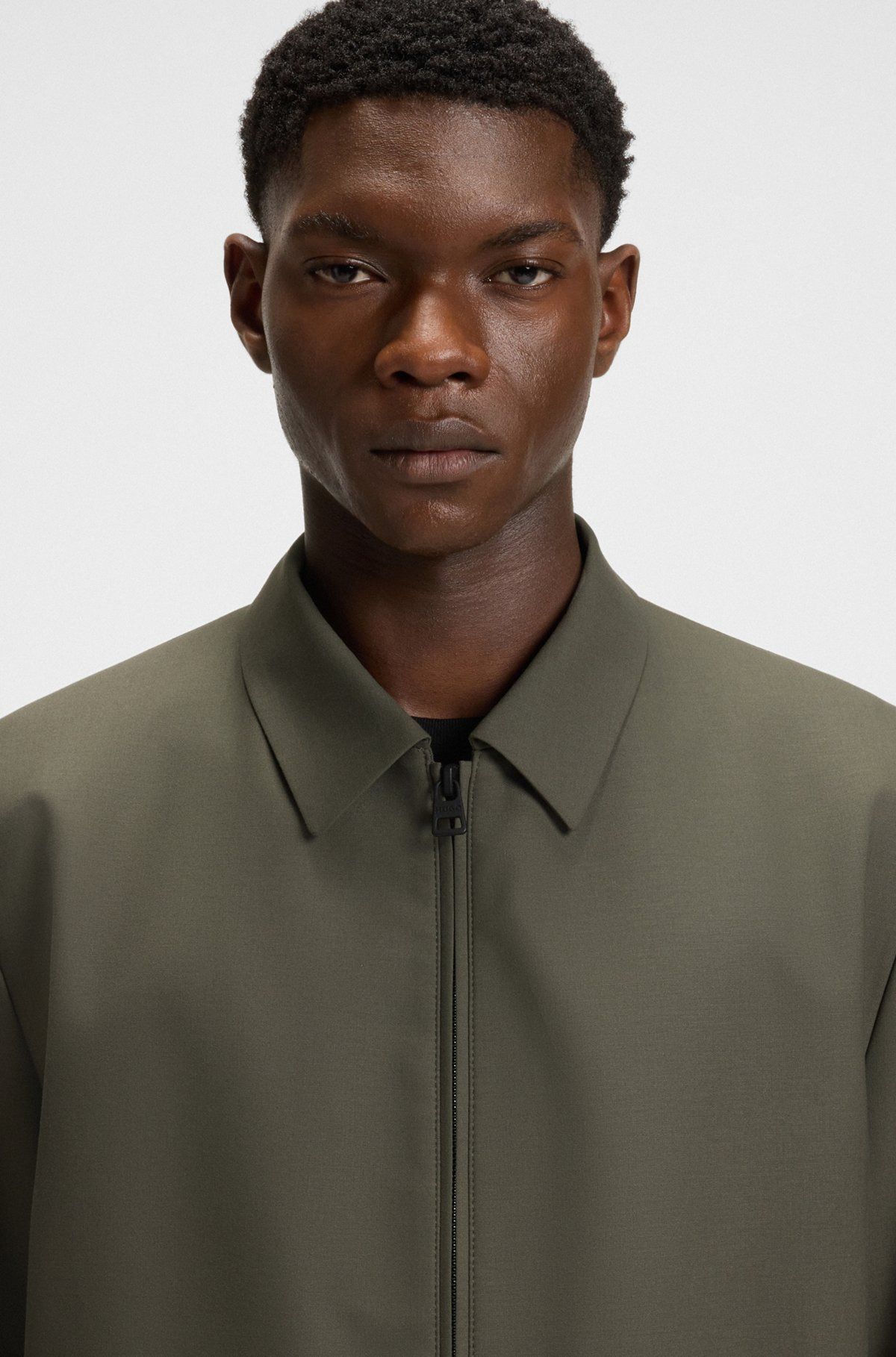 SLIM-FIT JACKET IN PERFORMANCE-STRETCH FABRIC - 5