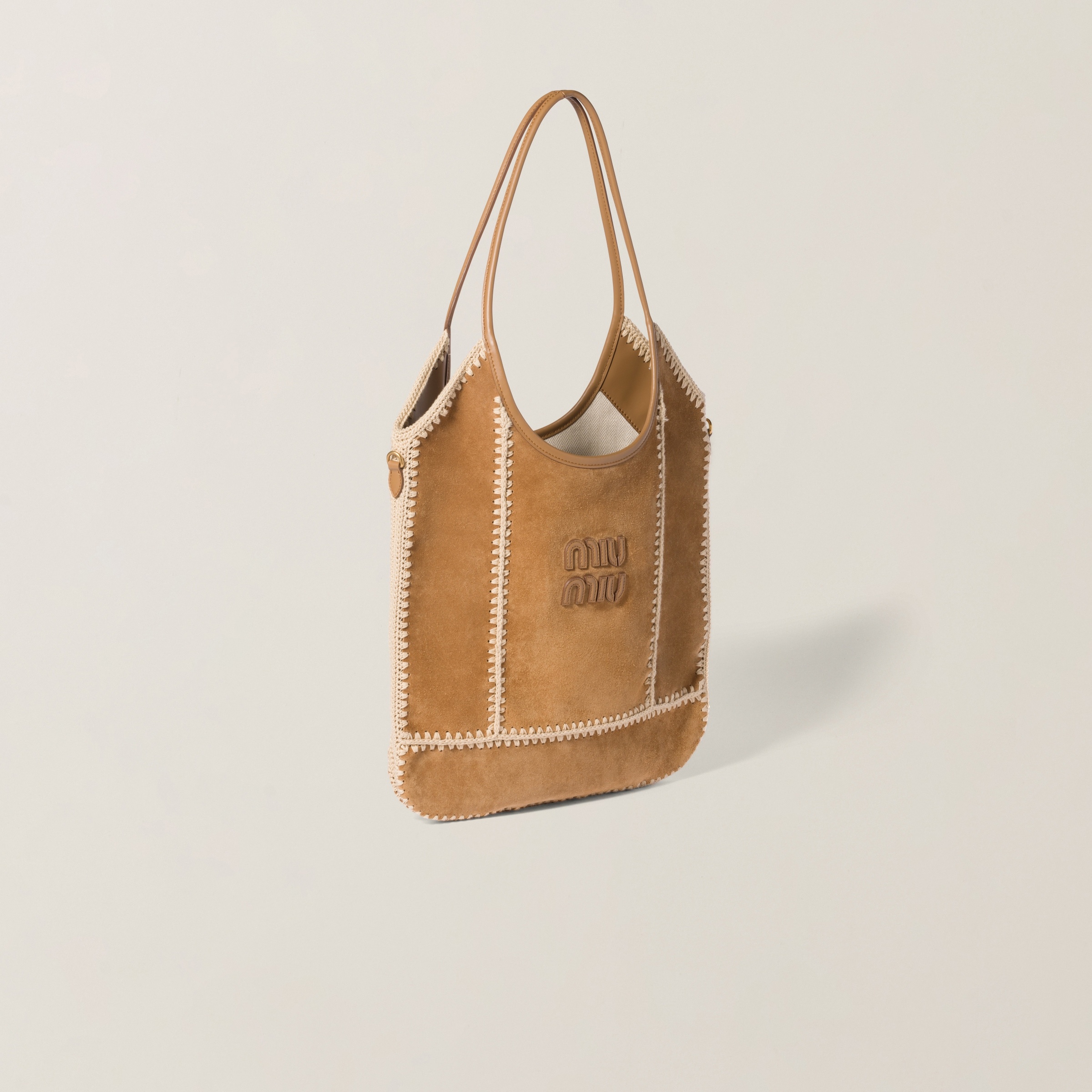 IVY suede and crochet bag - 2