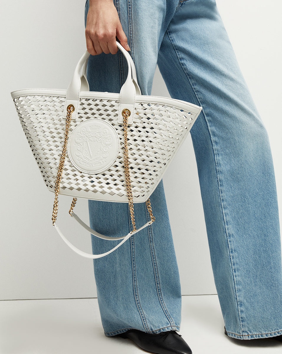 SMALL CREST MARKET TOTE - 6