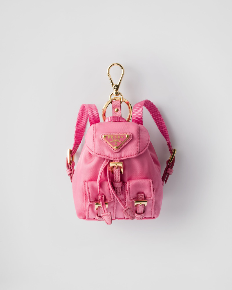 Mini Icon Re-Nylon bag charm 1
