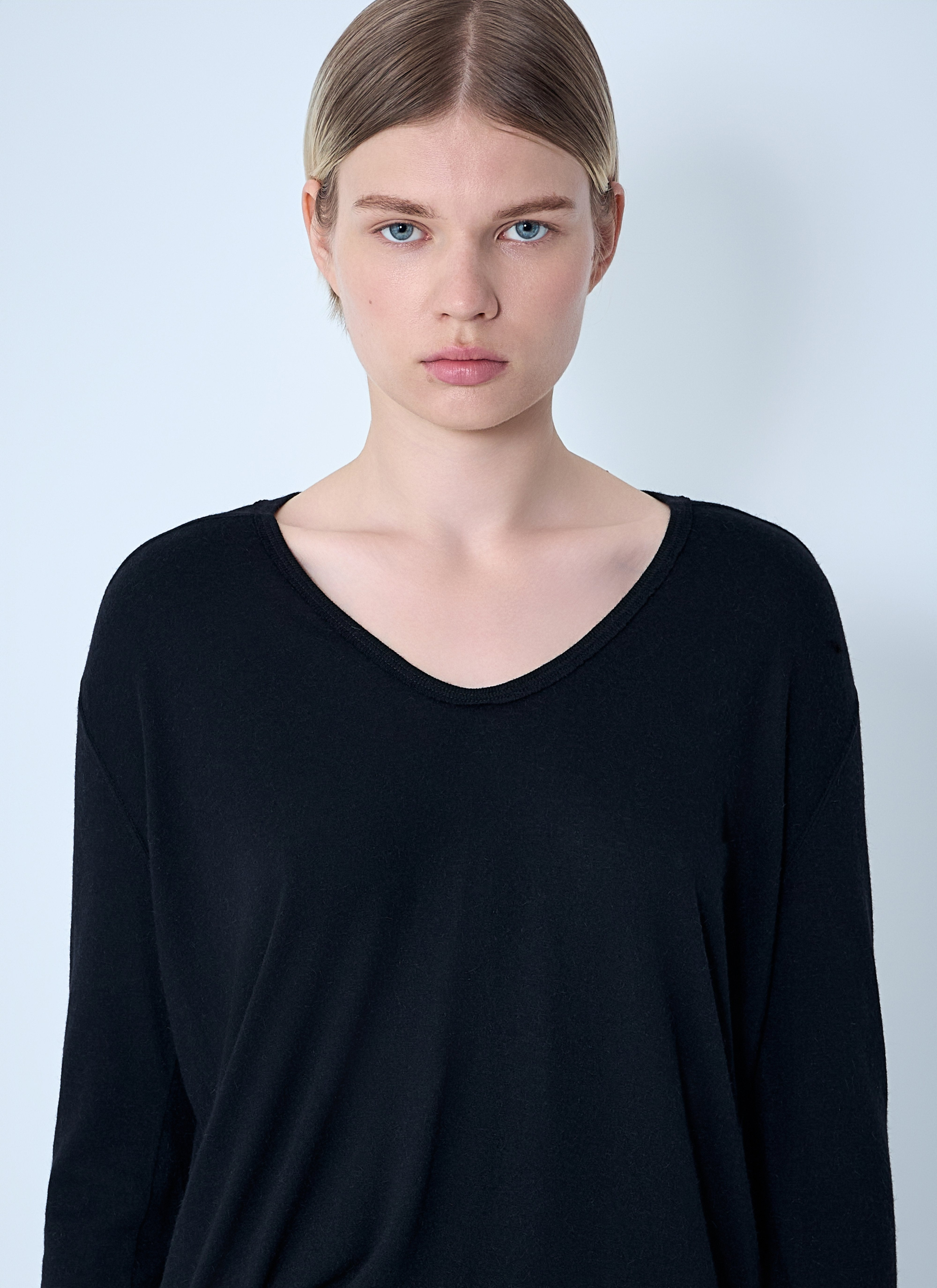 Rick Owens Women Hiked Long Sleeve Top - 5