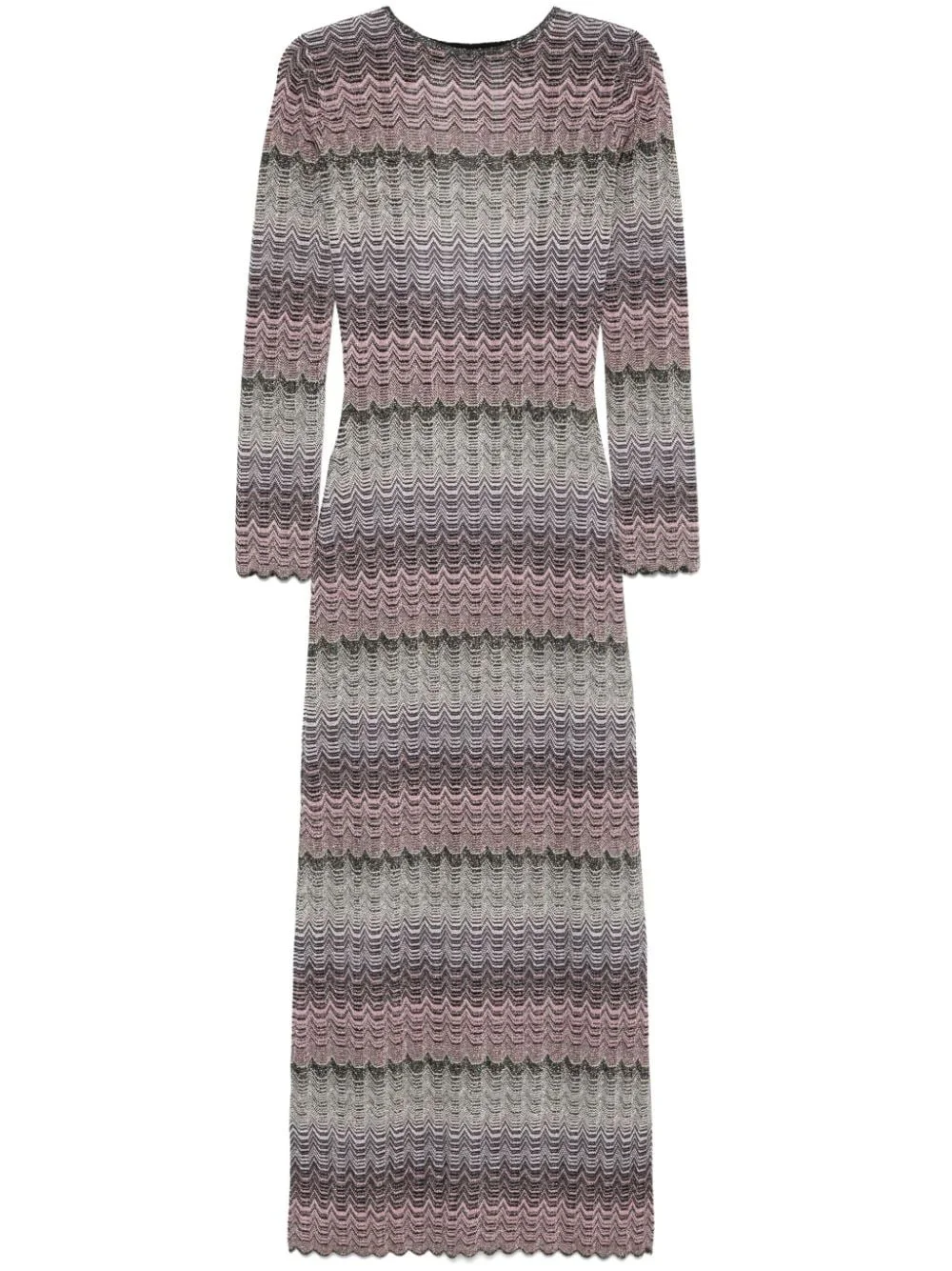 Greek-motif maxi dress - 1