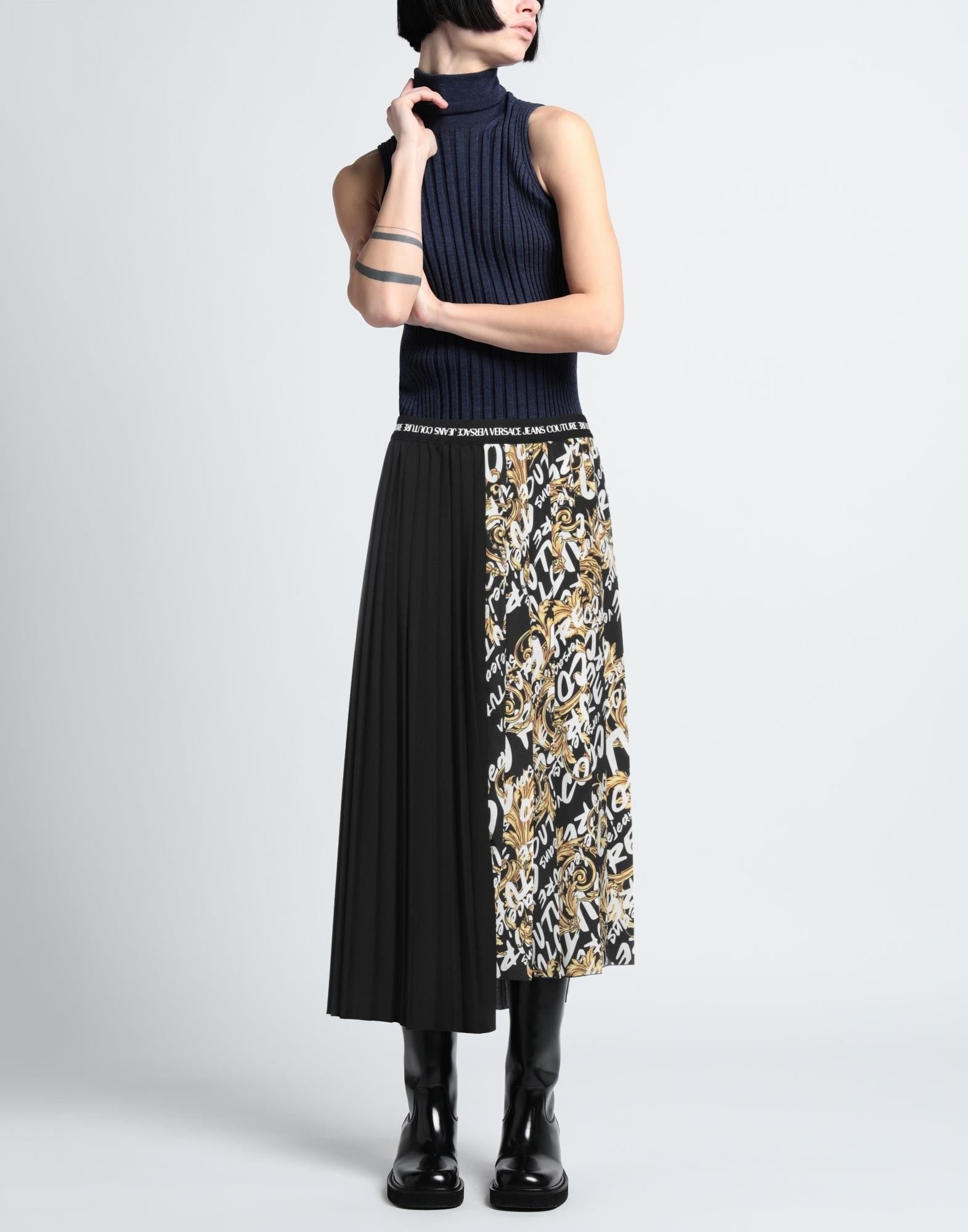 Black Women's Midi Skirt - 2