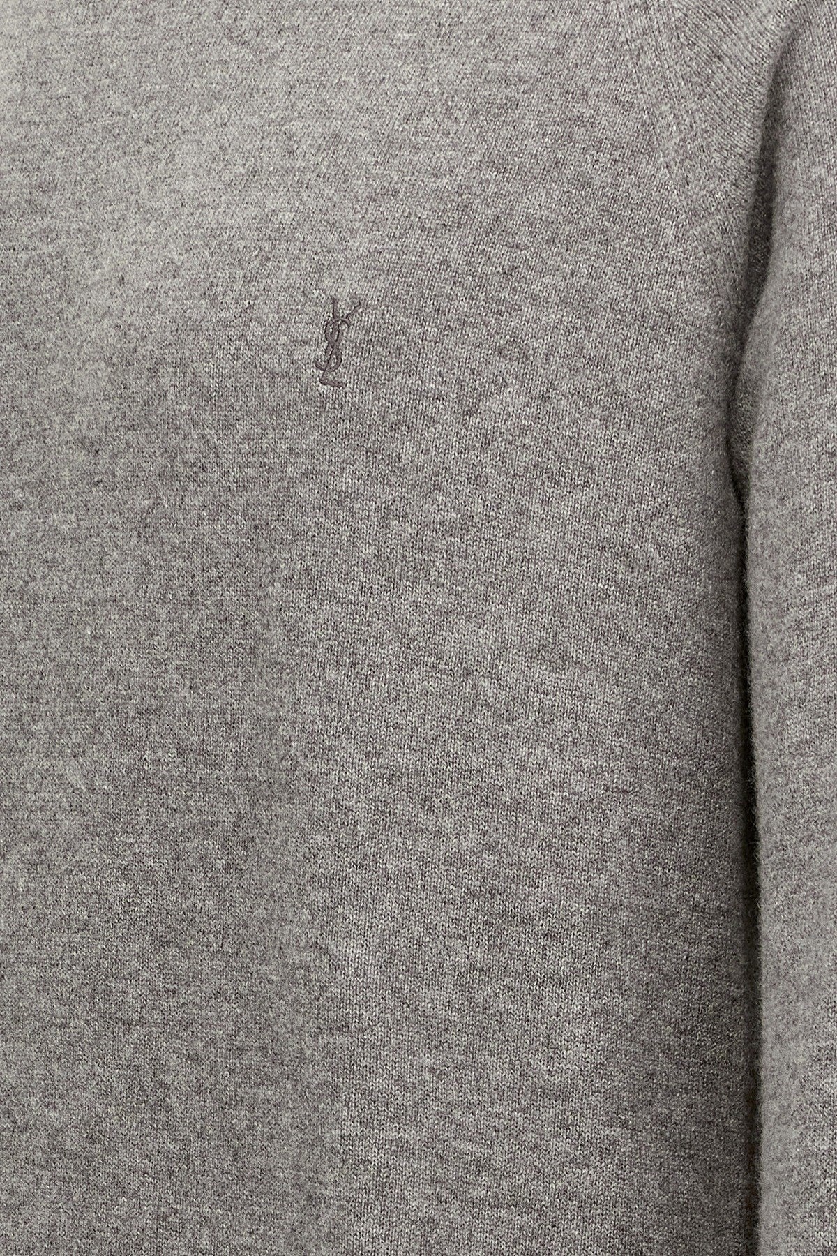 Saint Laurent Men Logo Embroidery Sweater - 5