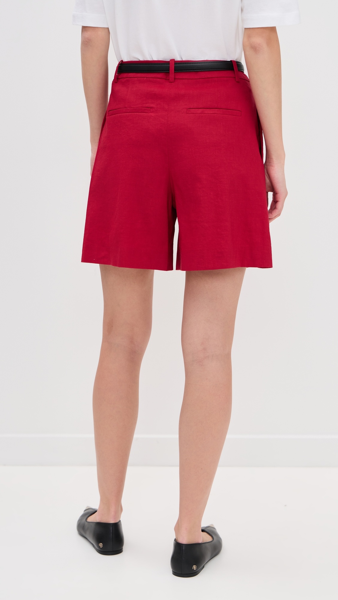 Pleated Front Shorts - 2
