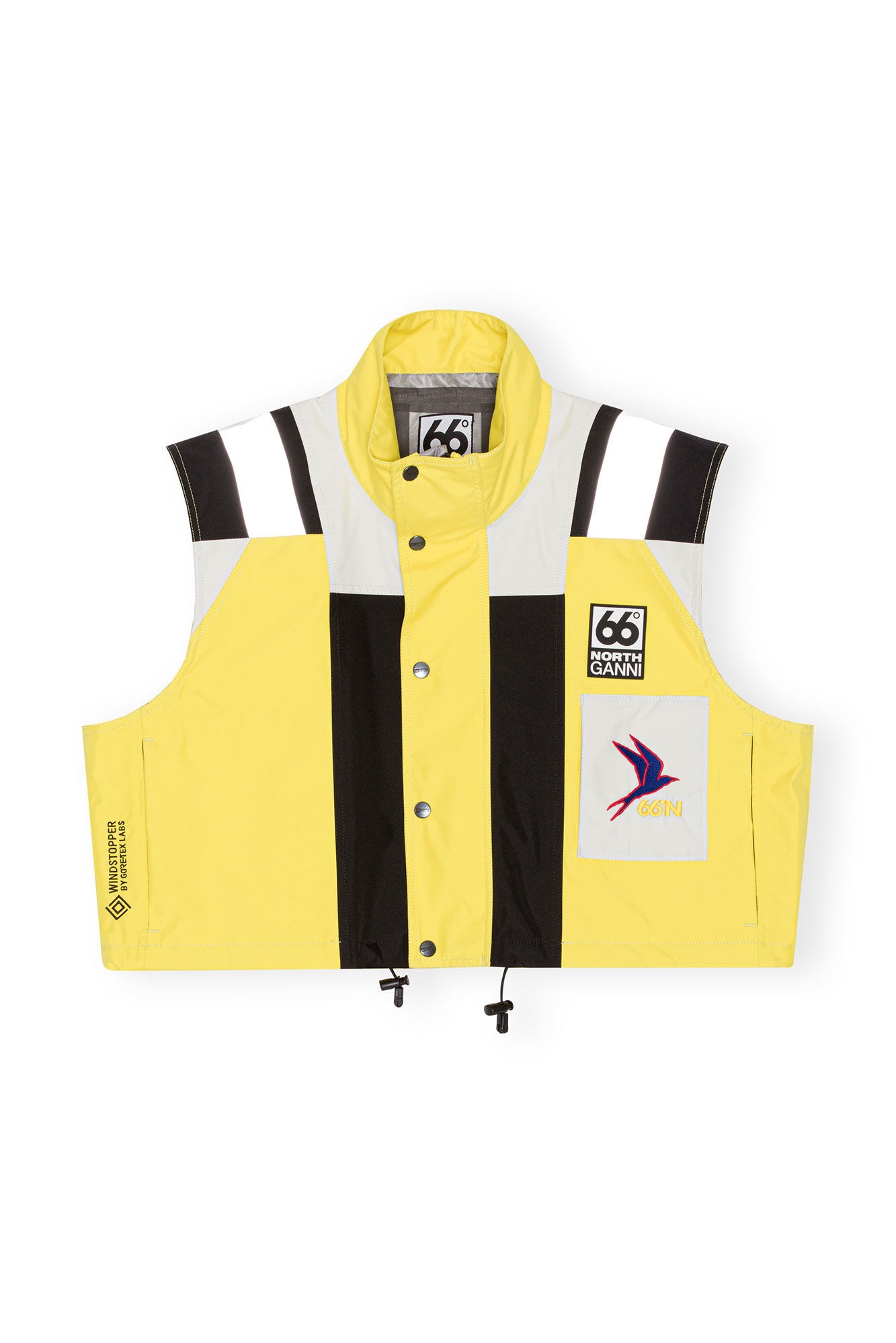 GANNI X 66°NORTH KRIA CROPPED VEST - 1