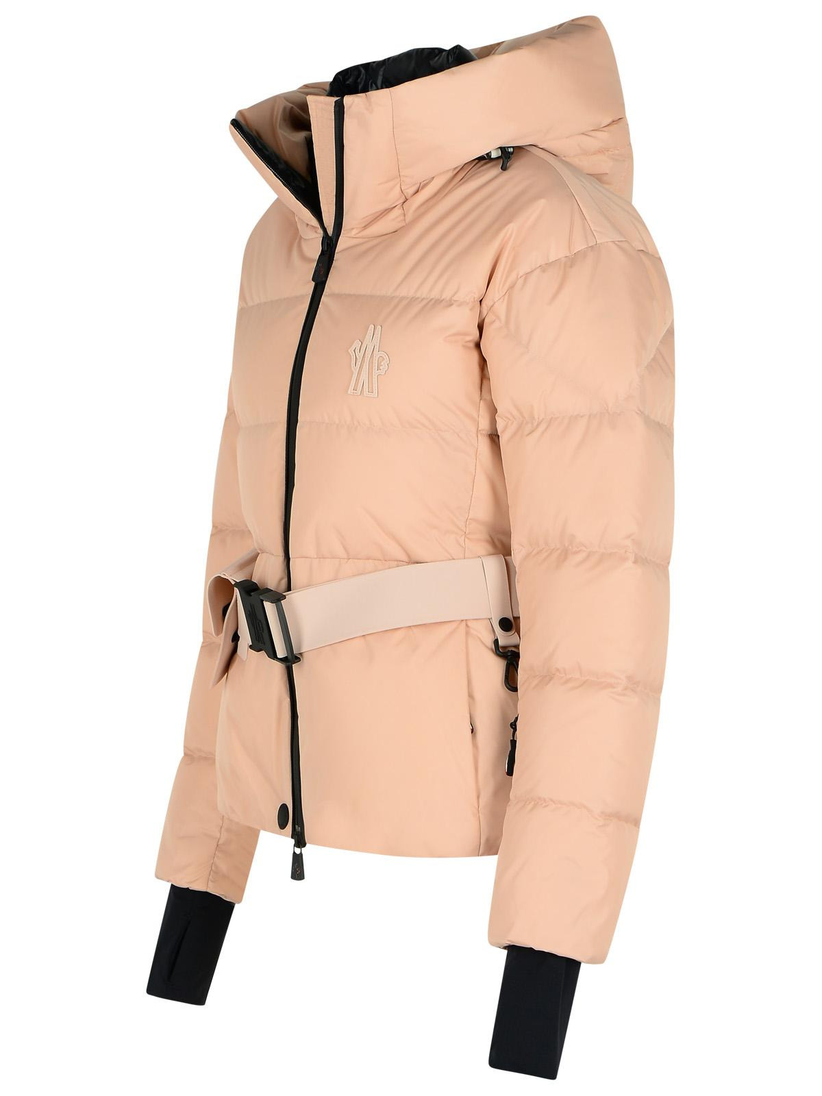 Moncler Grenoble 'Bouquetin' Pink Polyamide Hooded Ski Down Jacket Women - 2