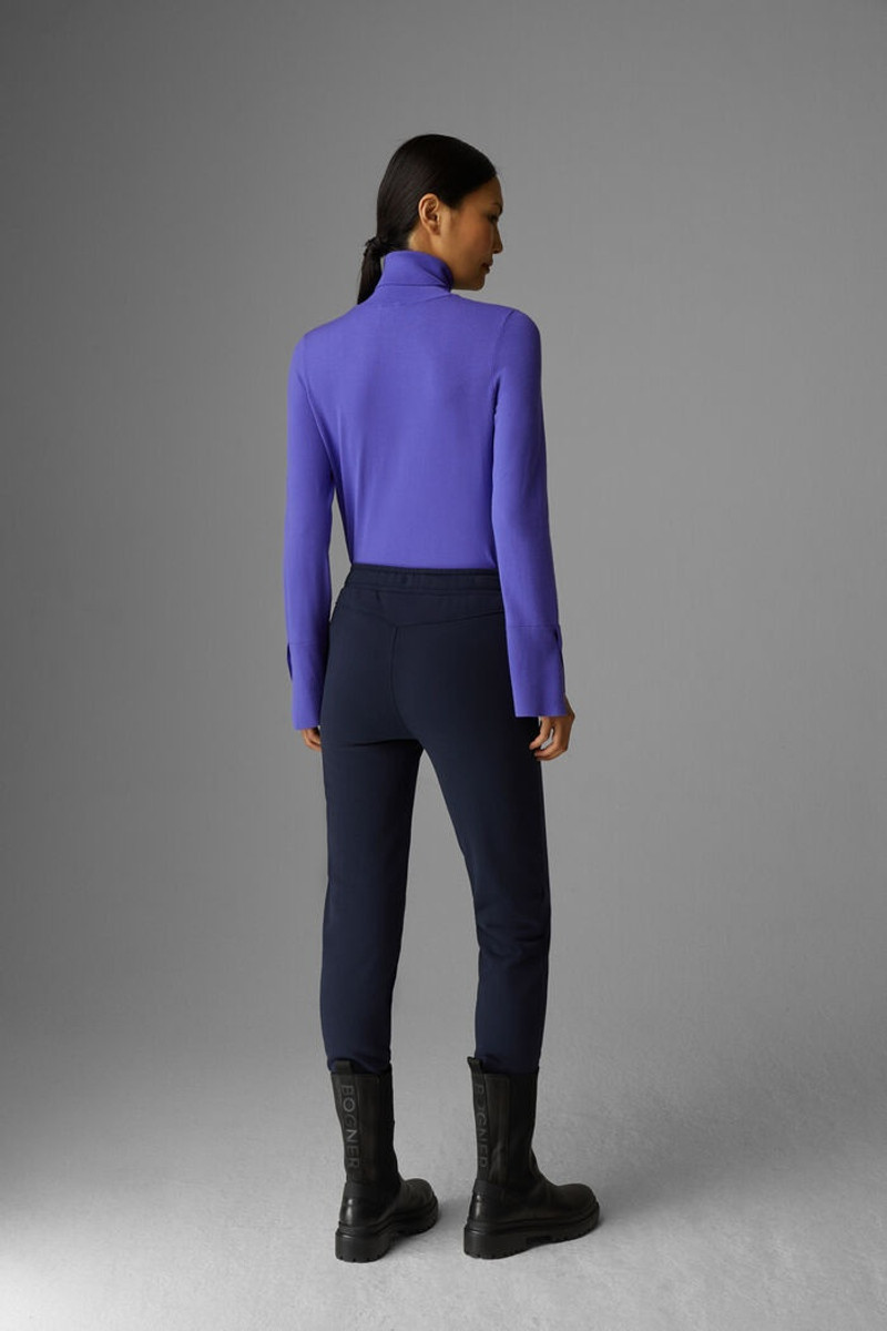 Cara Tracksuit pants in Navy blue 3