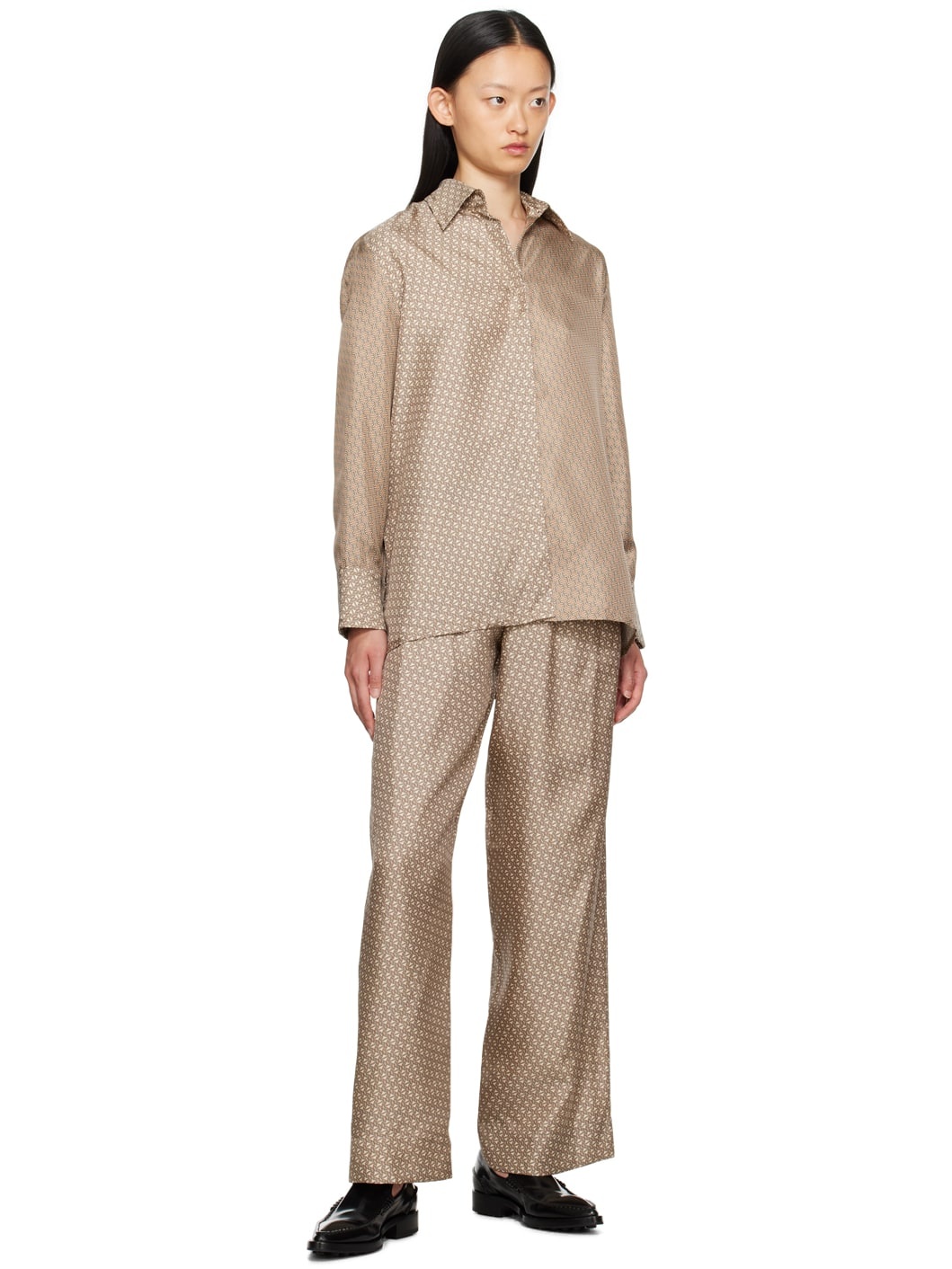 Beige Linka Lounge Pants - 4