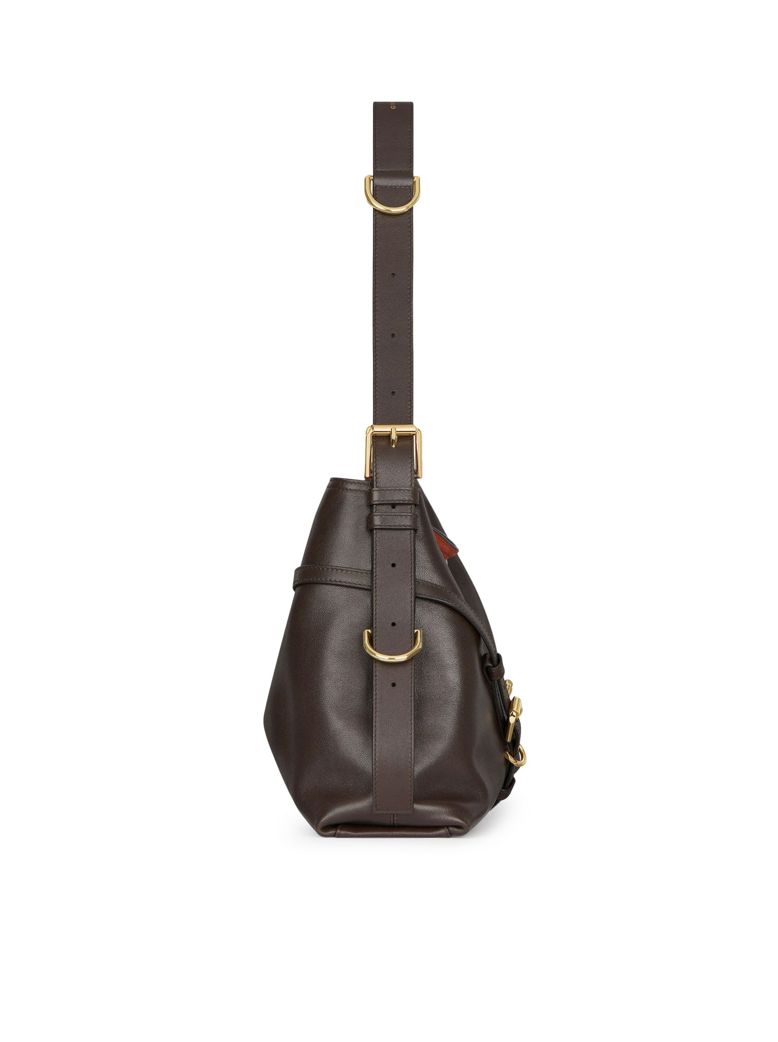 VOYOU MEDIUM BAG IN GLOSSY LEATHER - 4