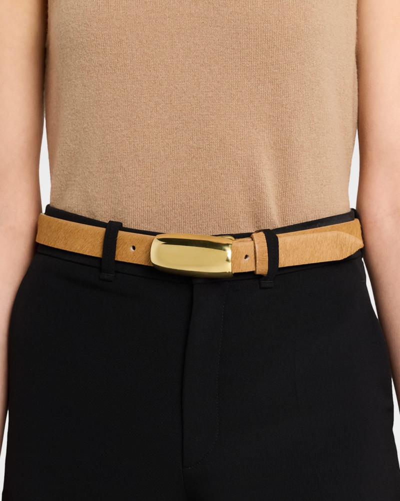 L'AGENCE Marlowe Calfhair Belt outlook
