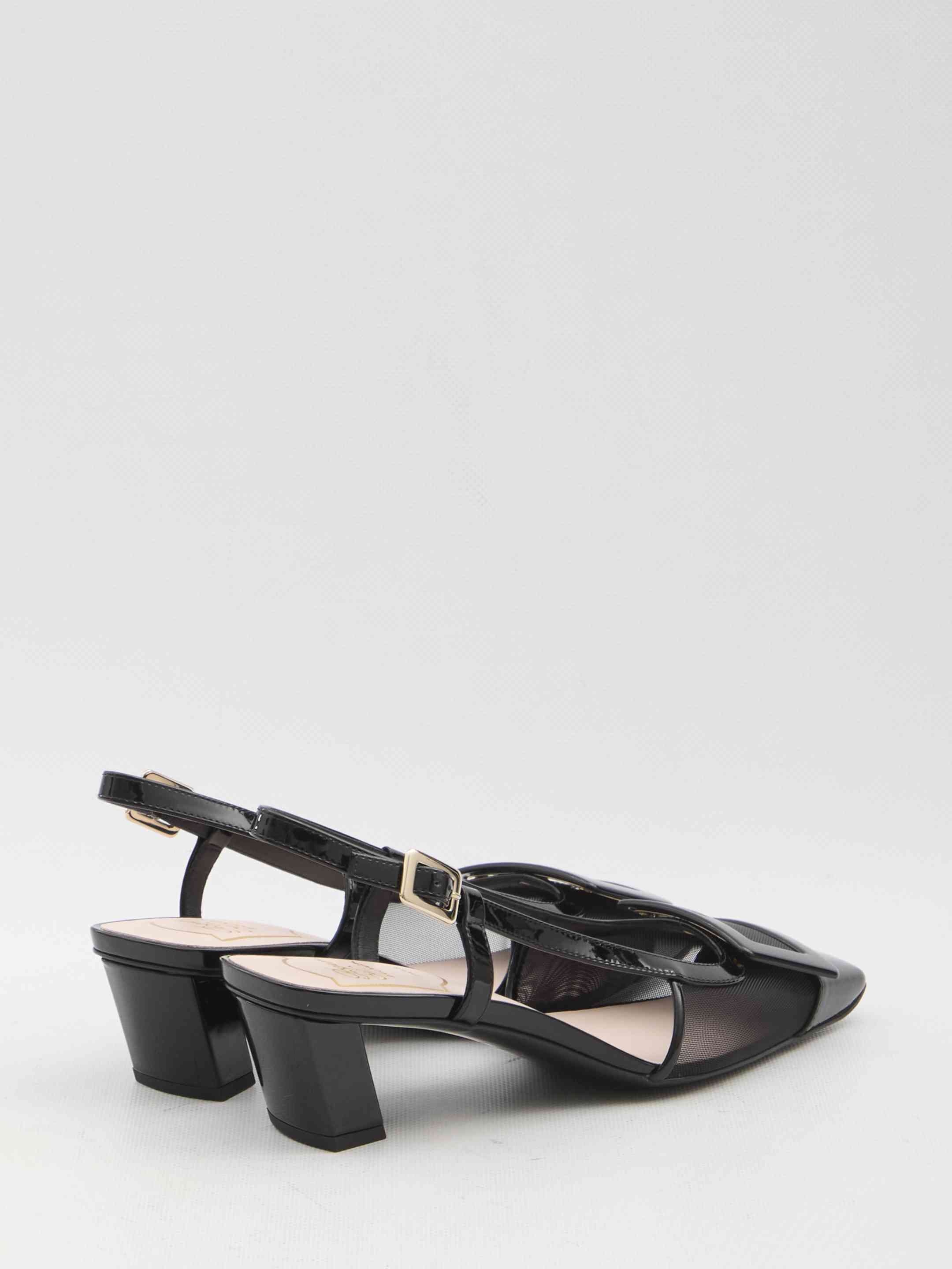 Roger Vivier Women Slingback Mesh Pumps - 3