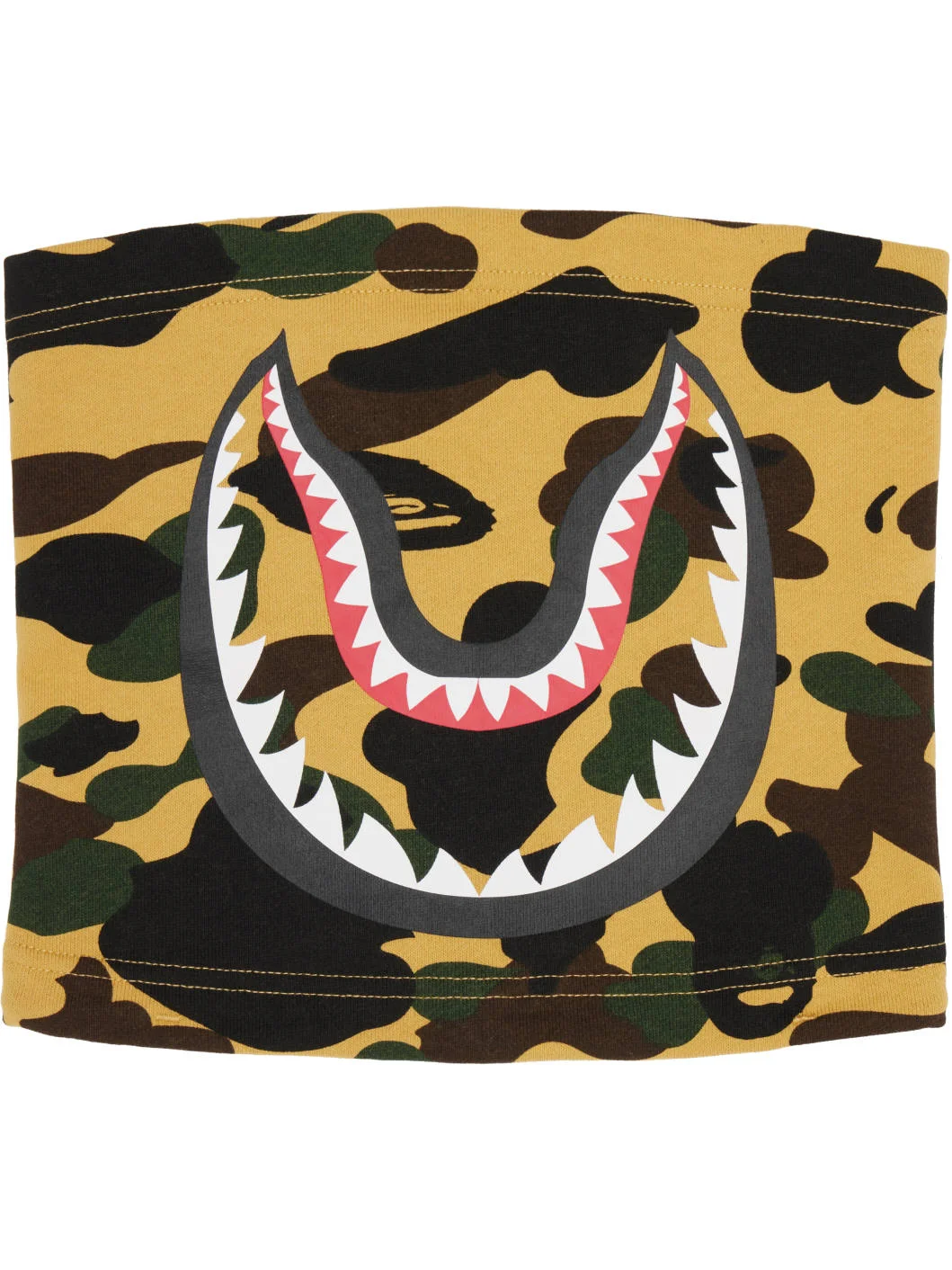 Yellow Camo Shark Neck Warmer - 1