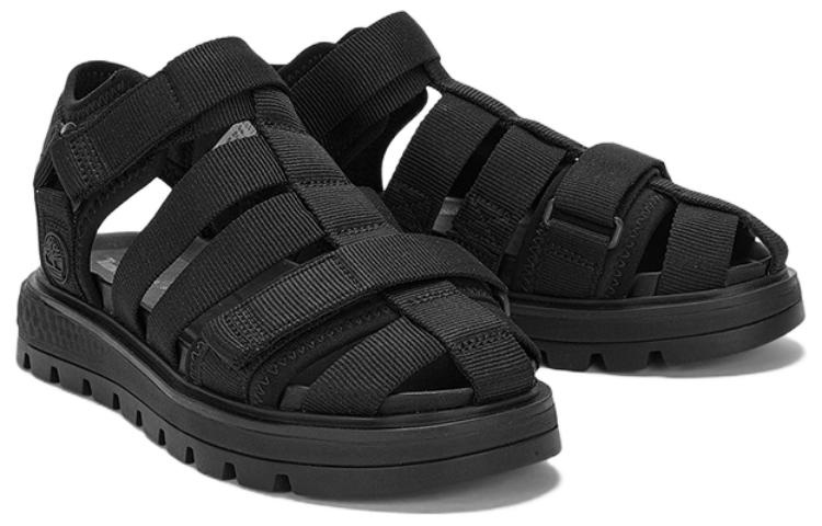 (WMNS) Timberland Ray City Ankle Strap Sandals 'Black' A5RFB - 4