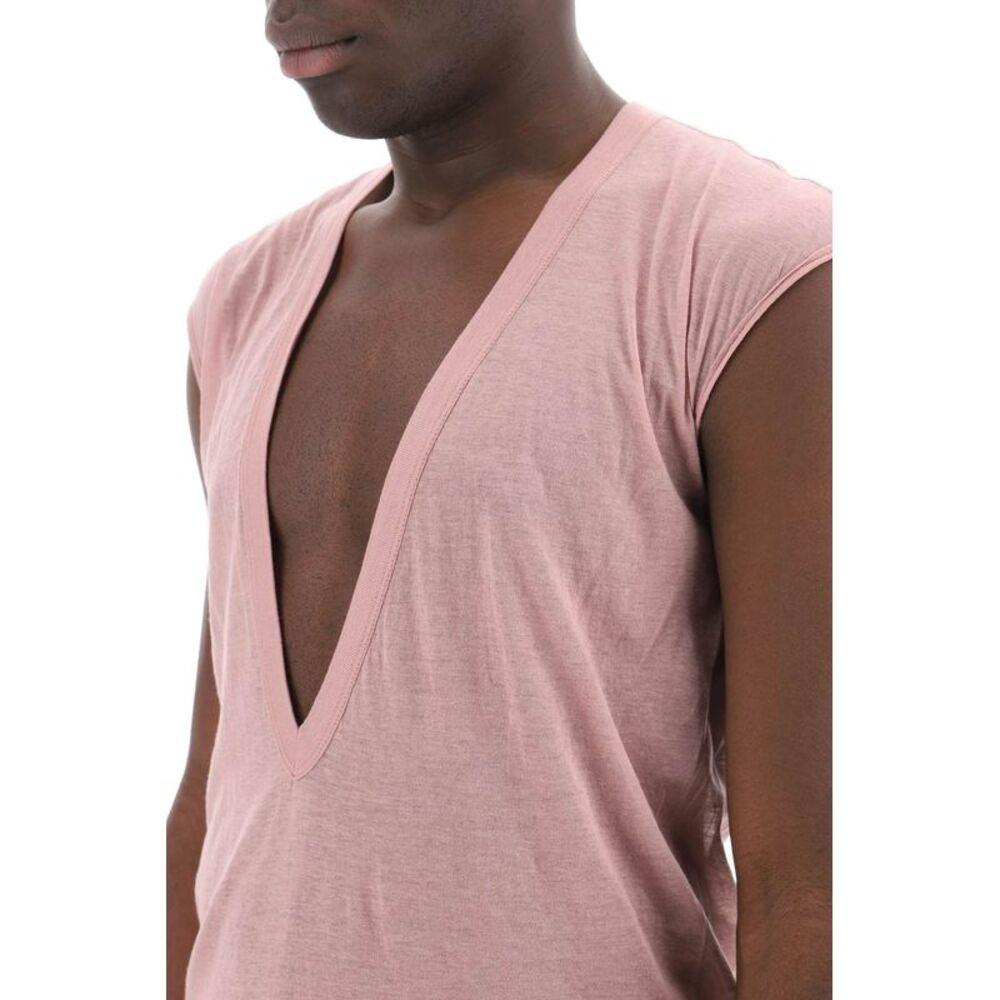 Rick Owens Men Organic Cotton Dylan Top For - 3
