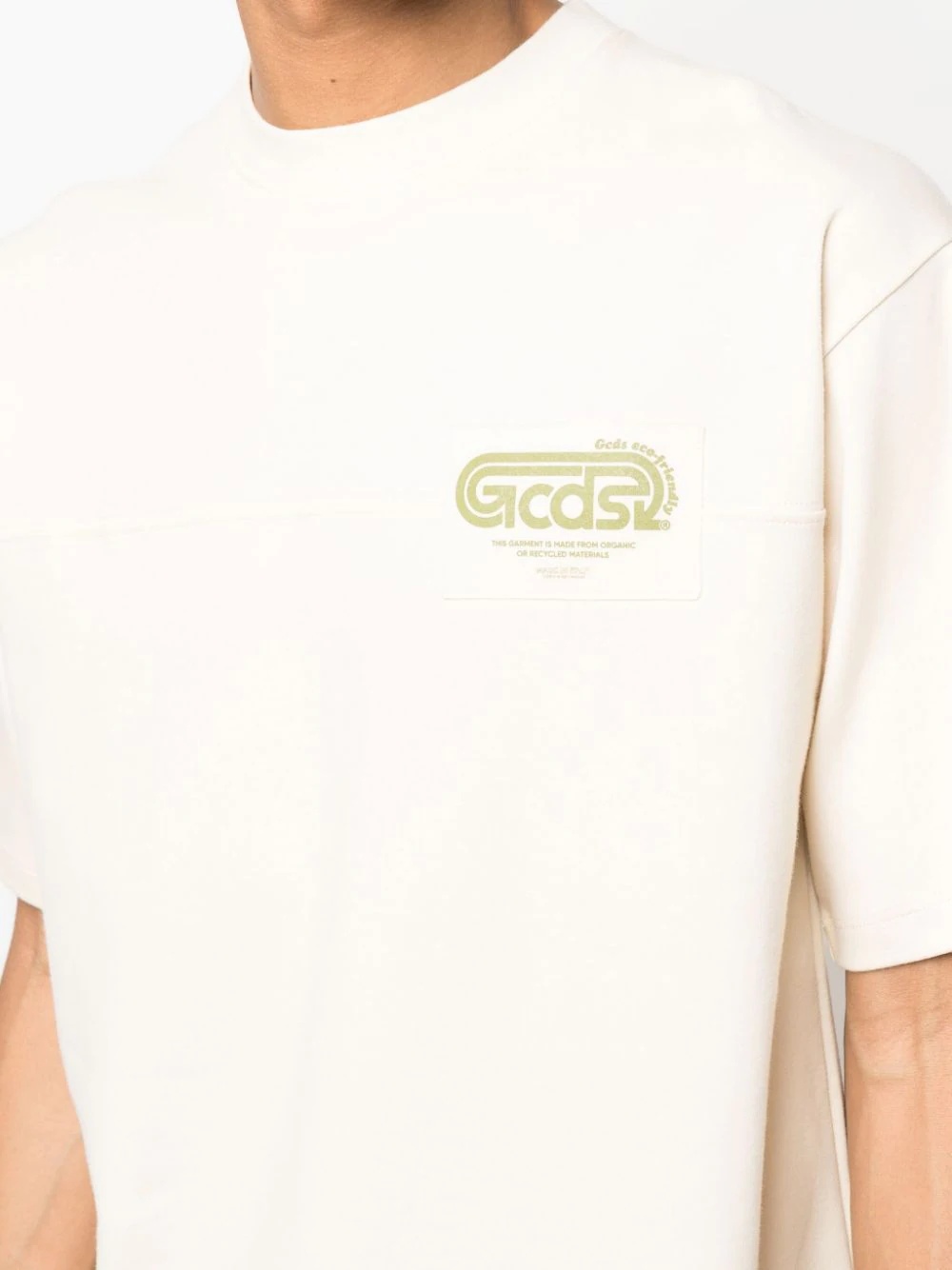 Eco logo-print cotton T-shirt - 5